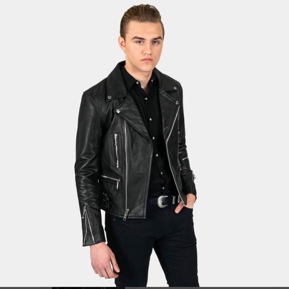 Straight To Hell - Defector - Vegan Leather Moto Jacket - Picture 5 of 9